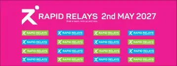 2027 Rapid Relays Solo & Team Relay logo