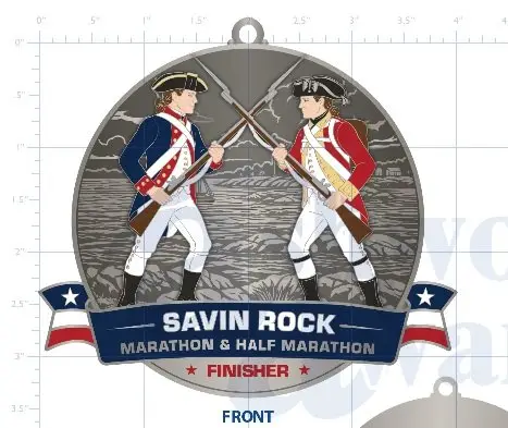 2027 Savin Rock Marathon & Half Marathon logo