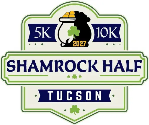 2027 Tucson Shamrock Half Marathon / 10K / 5K logo