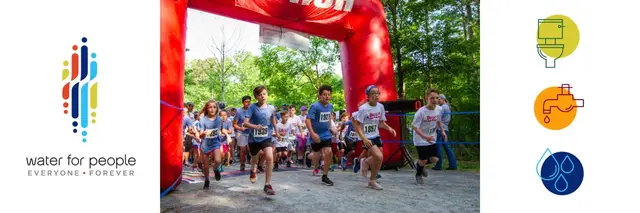 2027 Water For People Charlotte 5K & Virtual 5K logo
