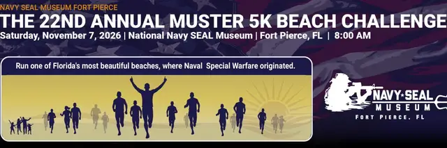 21st Annual Muster 5K Beach Challenge logo