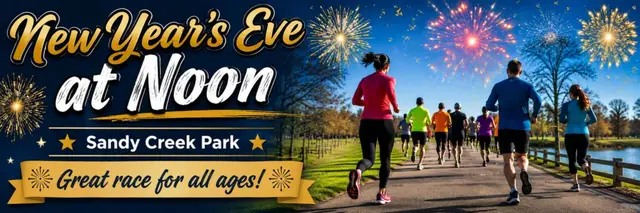 21st Annual New Year's EVE At Noon 5K logo