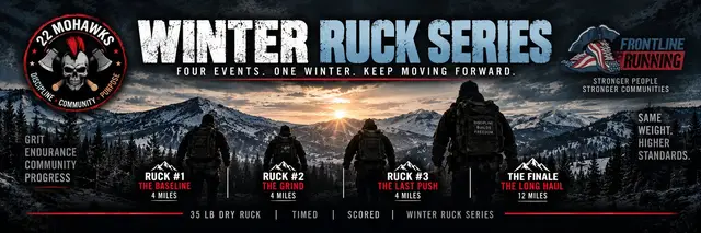 22 Mohawks: Winter Ruck #3 - (4 Mile) logo