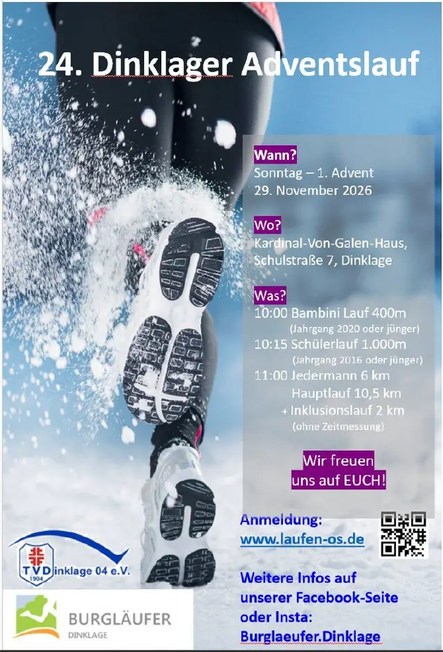 24. Dinklager Adventslauf 2026 logo
