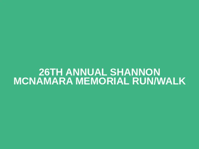 26th Annual Shannon McNamara Memorial Run/Walk logo