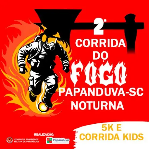 2ª CORRIDA DO FOGO PAPANDUVA logo
