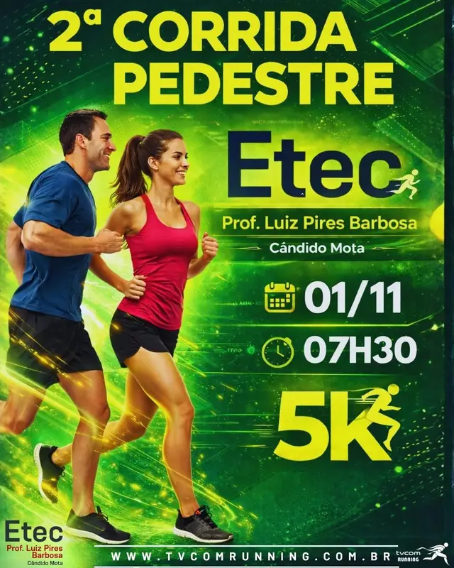 2ª CORRIDA PEDESTRE ETEC DE CÂNDIDO MOTA SP ETAPA AGROPECUÁRIA logo