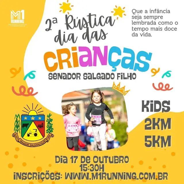 2ª RÚSTICA DIA DAS CRIANÇAS SENADOR SALGADO FILHO logo