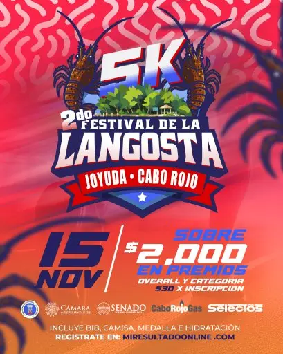 2nda edicion 5km Lagosta logo