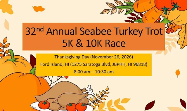 32nd Annual Seabee Turkey Trot 5K & 10K logo