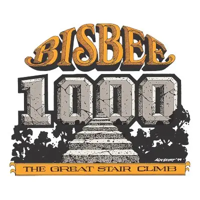 36th Annual Bisbee 1000 The Great Stair Climb - presented by Wick Communication logo