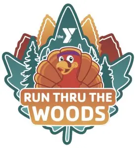 37th Annual YMCA Run Thru the Woods logo