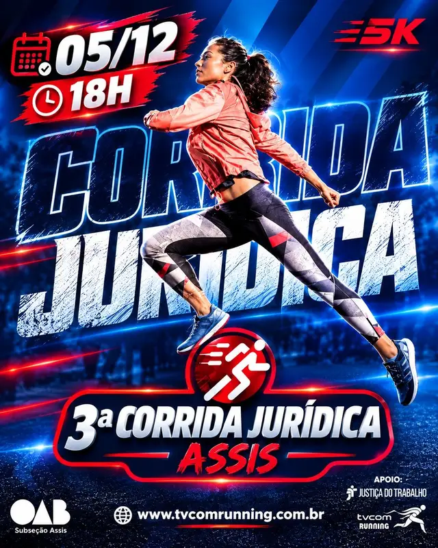 3ª CORRIDA JURÍDICA DE ASSIS SP logo