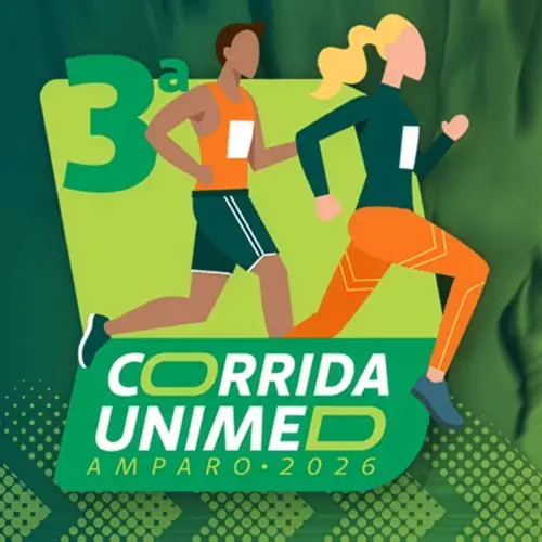 3ª CORRIDA UNIMED AMPARO logo