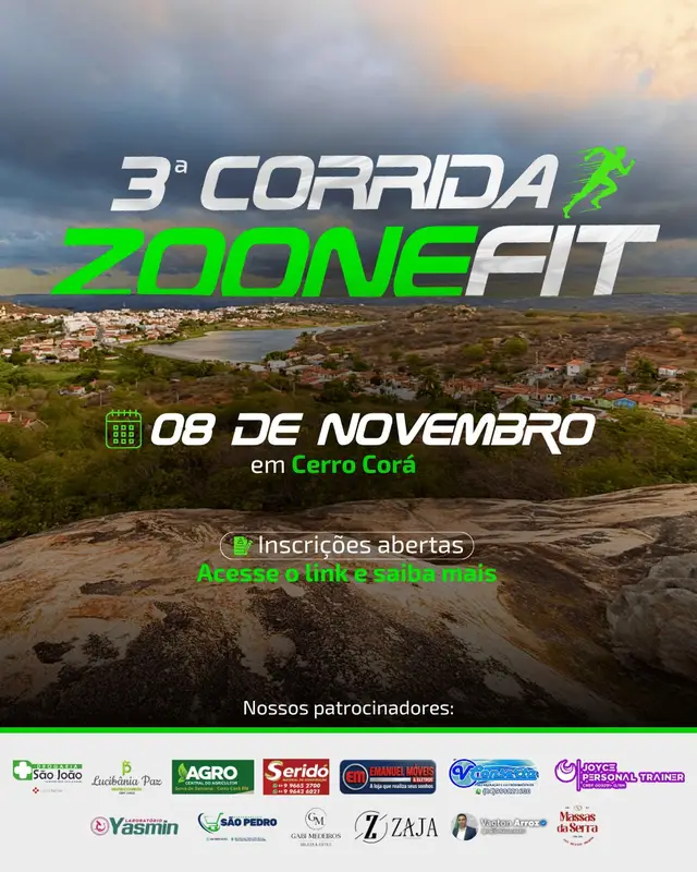 3ª CORRIDA ZOONE FIT - Cerro Corá RN logo