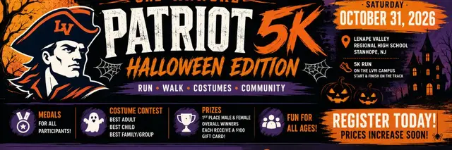 3rd Annual Patriot 5K - Halloween Edition logo