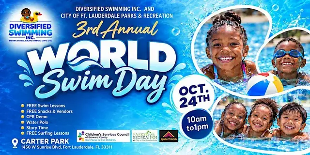 3rd Annual World Swim Day logo