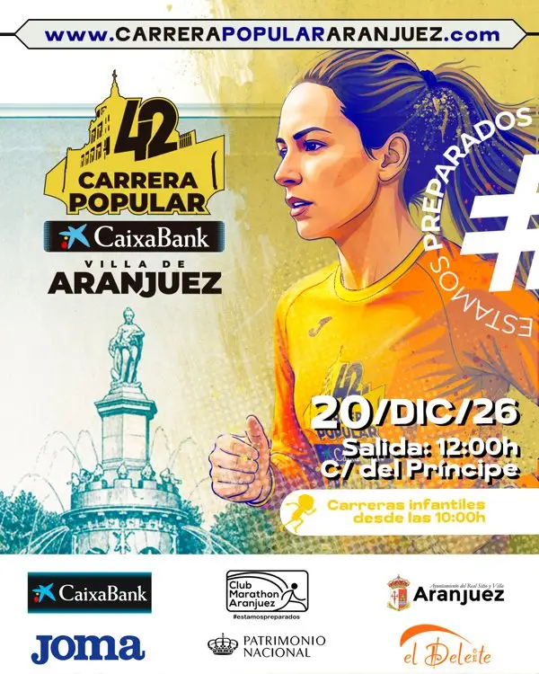 42 CARRERA POPULAR CAIXABANK VILLA DE ARANJUEZ logo