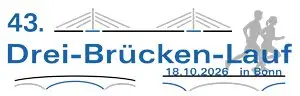 43. Drei-Brücken-Lauf in Bonn logo