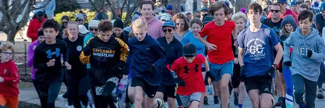 45th Annual YMCA Hair of the Dog Run logo