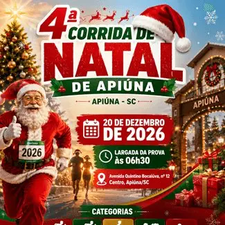 4ª CORRIDA DE NATAL DE APIÚNA logo