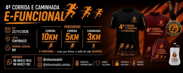 4ª CORRIDA E CAMINHADA ACADEMIA E-FUNCIONAL logo