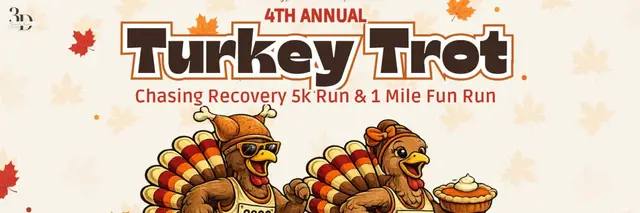 4th Annual Turkey Trot - Chasing Recovery 5K and 1 Mile Fun Run logo