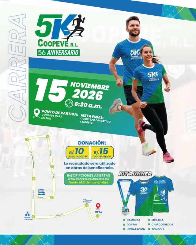 56 ANIVERSARIOS COOPEVE RL logo