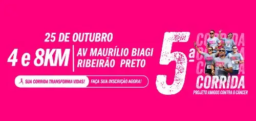5ª EDIÇÃO DA CORRIDA E CAMINHADA DO PROJETO AMIGOS CONTRA O CÂNCER - PACC logo