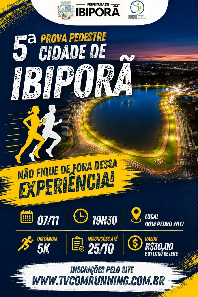 5ª PROVA PEDESTRE CIDADE DE IBIPORÃ PR logo