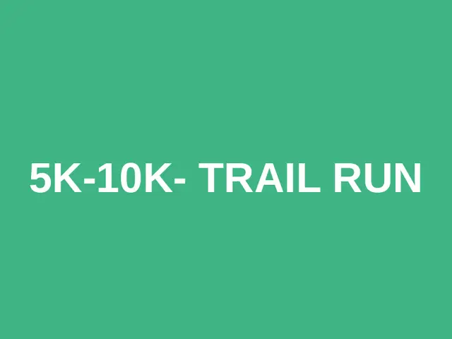 5K-10K- TRAIL RUN logo