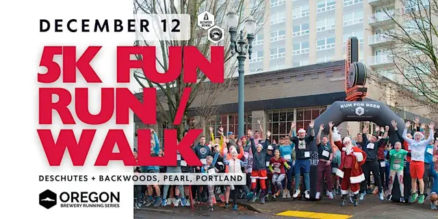 5k Beer Run - Deschutes & Backwoods | 2026 OR Brewery Running Series logo