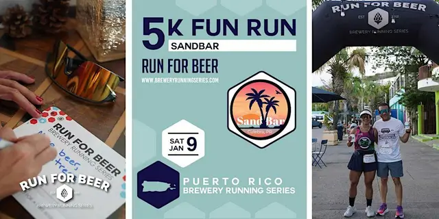 5K Beer Run x Sandbar Culebra | 2027 PR Brewery Running Series logo