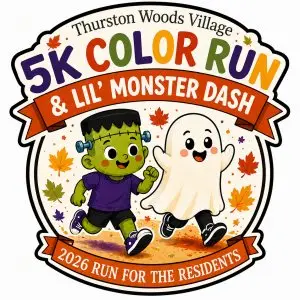 5K Color Run and Lil' Monster Dash - Run for the Residents logo