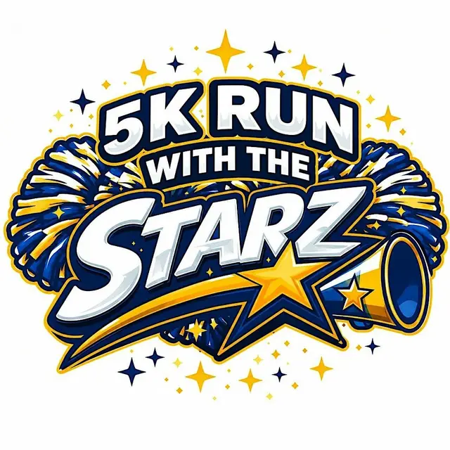 5K Run with the Starz logo