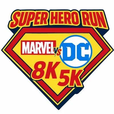 5K/8K Superhero Run logo