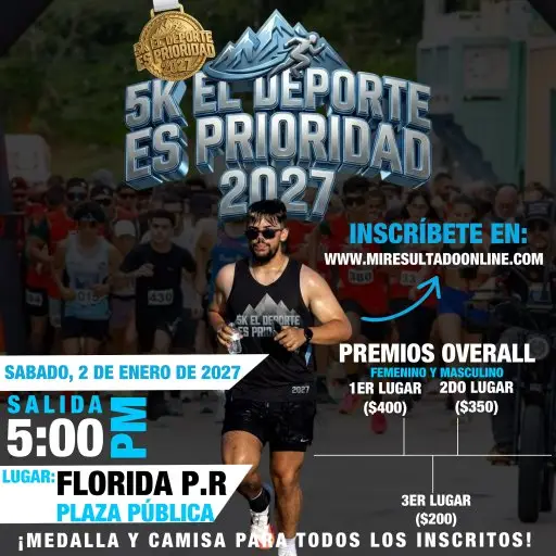 5km El deporte es Prioridad logo