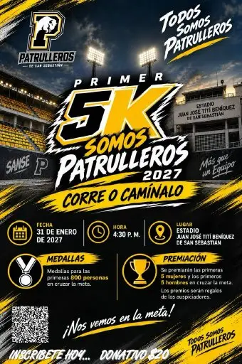 5km Patrulleros logo