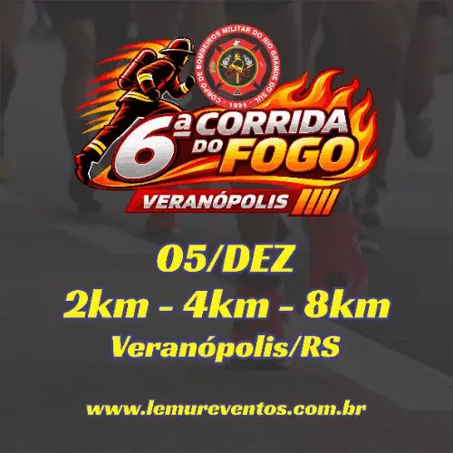 6ª CORRIDA DO FOGO logo