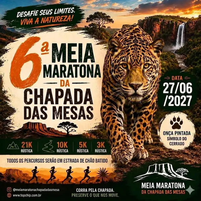 6ª MEIA MARATONA CHAPADA DAS MESAS logo