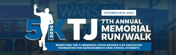 6th Annual TJ Memorial 5K Run/Walk logo