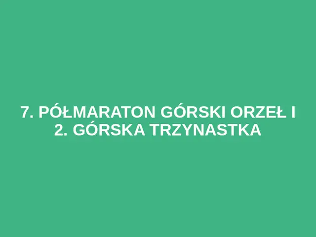 7. Półmaraton Górski Orzeł i 2. Górska Trzynastka logo