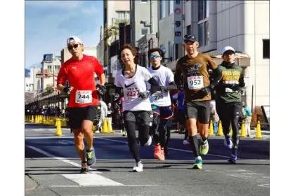 73rd Tsuchiura City Horimaru Marathon (第73回桐生市堀マラソン) logo