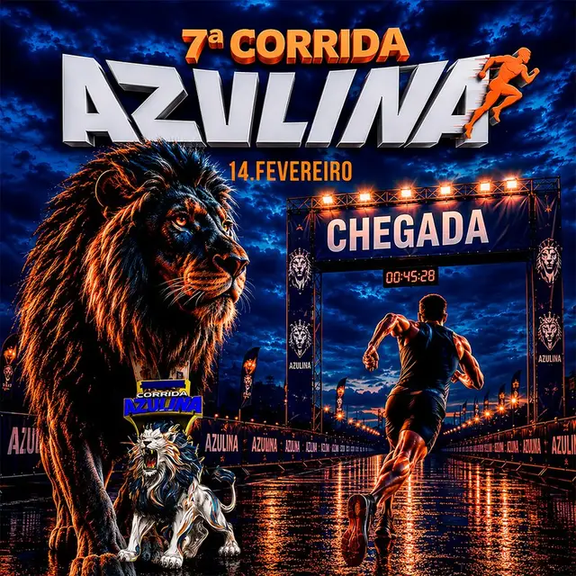 7ª Corrida Azulina 2027 logo