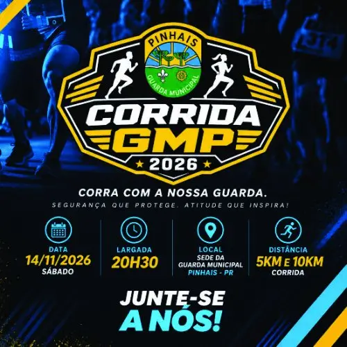 7ª CORRIDA DA GUARDA MUNICIPAL DE PINHAIS logo