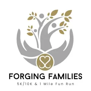 8th Annual Forging Families 5K/10K and 1 Mile Fun Run logo