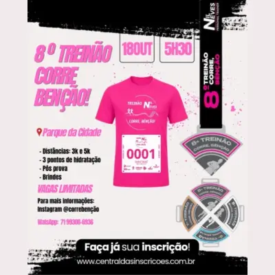 8º TreinÃo Corre, BÊnÇÃo! logo