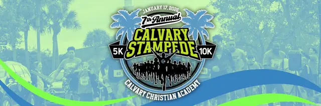 8th Annual Calvary Stampede, Presented by PDK Roofing logo