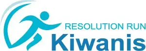 8th Annual KIWANIS  RESOLUTION 5K Run/Walk, and 10K Run/Walk logo