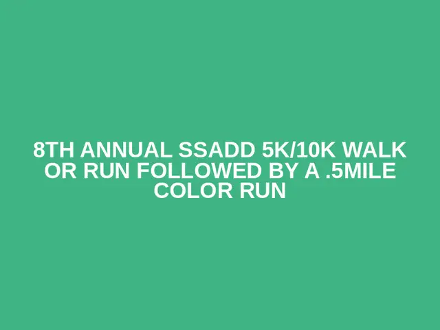8th Annual SSADD 5k/10k Walk or Run Followed By A .5Mile Color Run logo